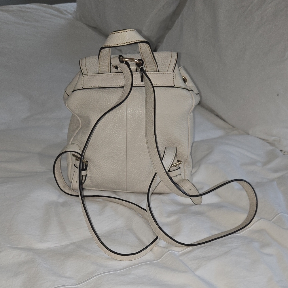 Coach Pennie Chalk Leather Backpack - Picture 7 of 7